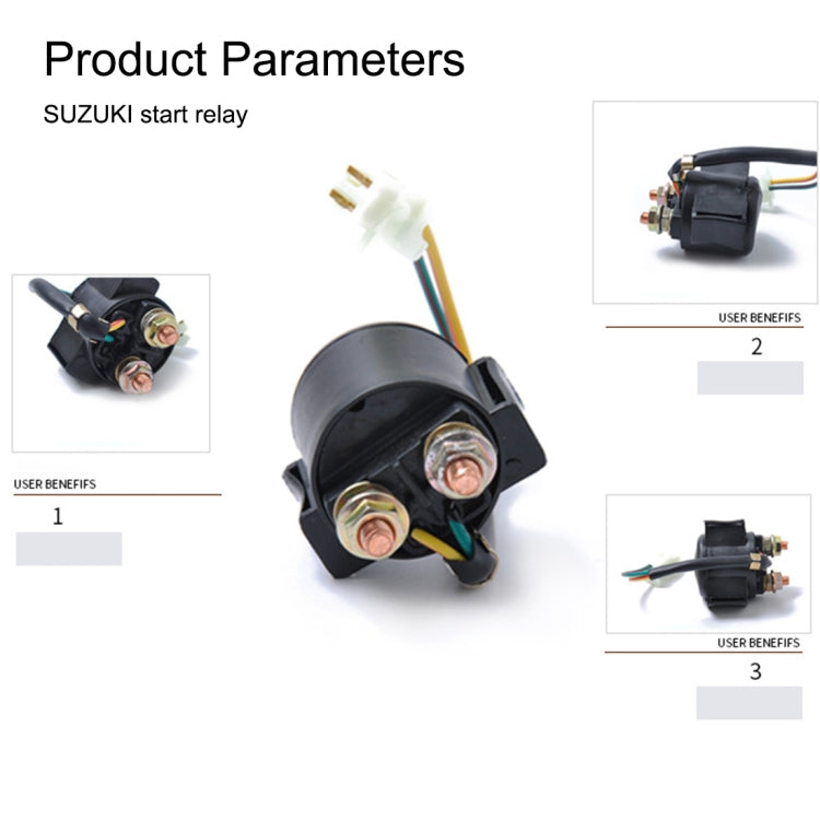 For Suzuki Start Relay Motorcycle Start Relay Suzuki DR 250 - Electrical System by PMC TechLife | Online Shopping South Africa | PMC TechLife