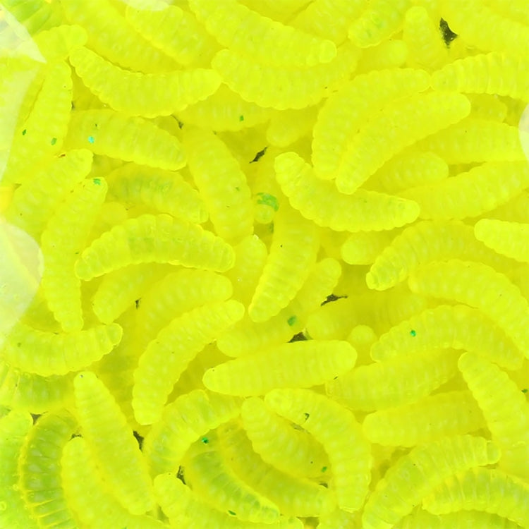 HENGJIA SO106 50 PCS 20mm Simulation Bread Bait Worms Crescent Soft Bait Horseback Fish Worm Bait Fishing Gear (Yellow) - Fishing Lures by HENGJIA | Online Shopping South Africa | PMC Jewellery