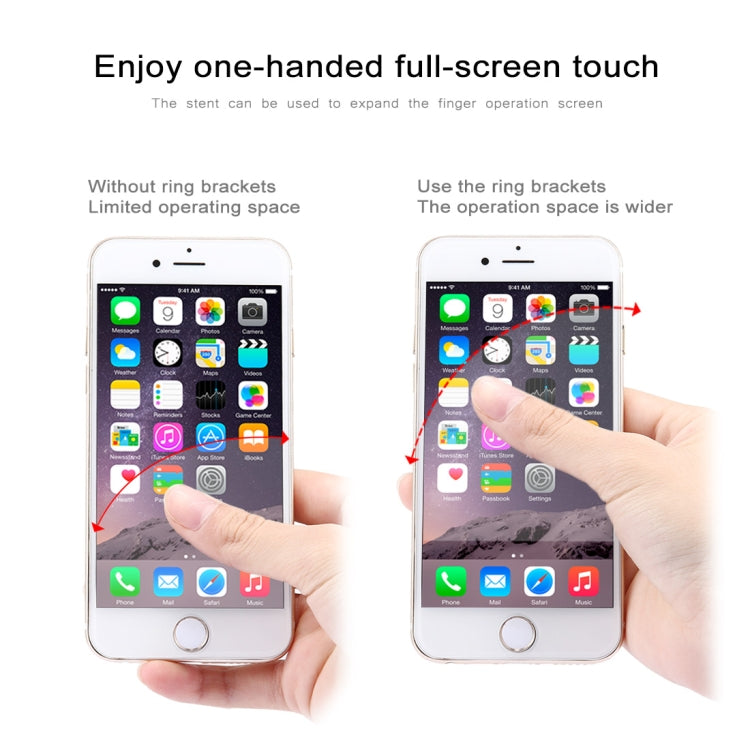 Ring Buckle Multifunction Cell Phone Holder(Gold) - Ring Holder by PMC TechLife | Online Shopping South Africa | PMC TechLife