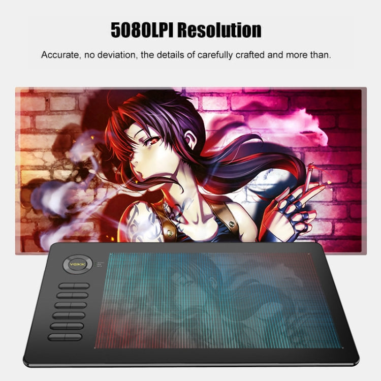 VEIKK A15 10x6 inch 5080 LPI Smart Touch Electronic Graphic Tablet, with Type-C Interface(Blue) - free shipping - PMC TechLife - Order now!