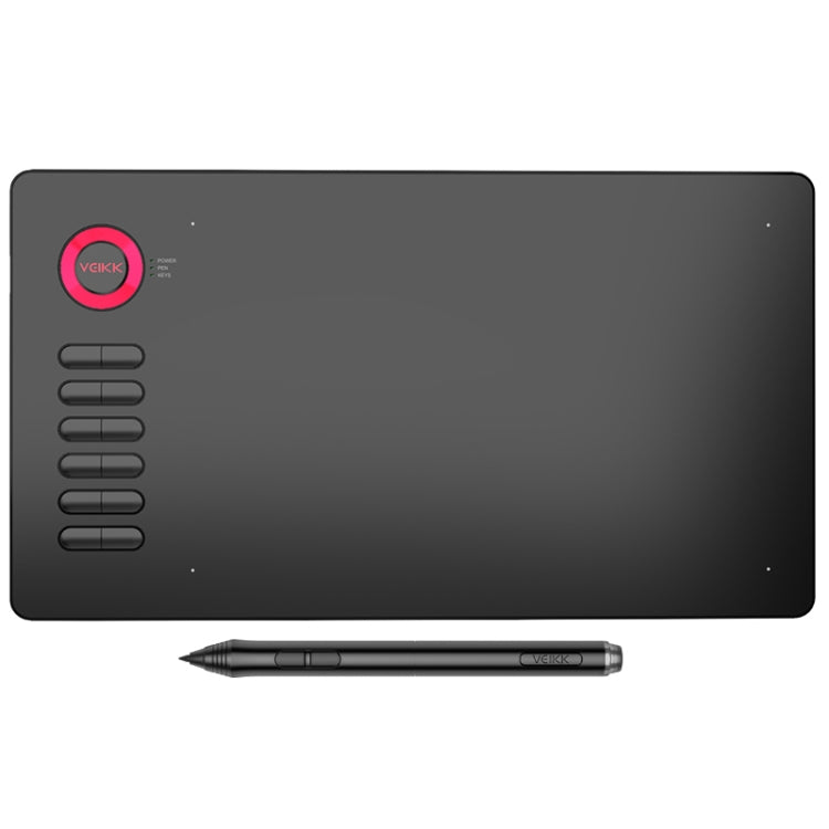VEIKK A15 10x6 inch 5080 LPI Smart Touch Electronic Graphic Tablet, with Type-C Interface(Red) - free shipping - PMC TechLife - Order now!