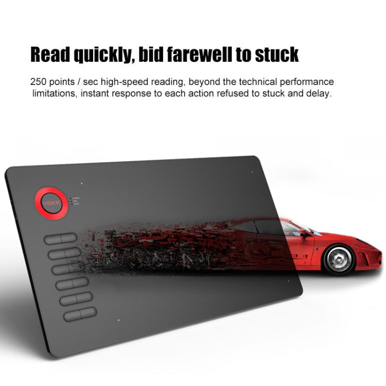 VEIKK A15 10x6 inch 5080 LPI Smart Touch Electronic Graphic Tablet, with Type-C Interface(Red) - free shipping - PMC TechLife - Order now!