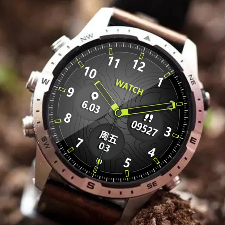 HAMTOD GT45 1.6 inch Waterproof Smart Watch, Support Bluetooth Call / Heart Rate / Blood Oxygen Monitoring / NFC(Silver) - Smart Watches by HAMTOD | Online Shopping South Africa | PMC Jewellery | Buy Now Pay Later Mobicred