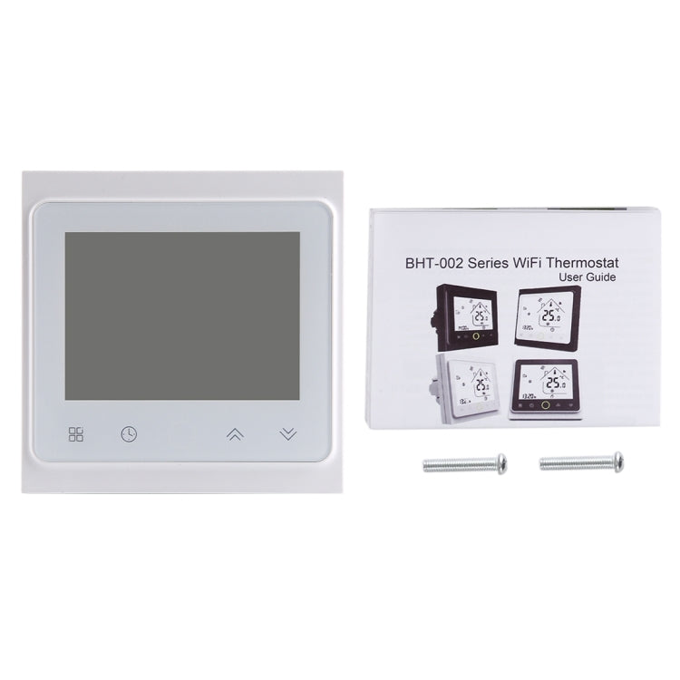 BHT-002GALW 3A Load Water Heating Type LCD Digital Heating Room Thermostat with Time Display, WiFi Control(White) - Indoor Thermometer by PMC TechLife | Online Shopping South Africa | PMC TechLife