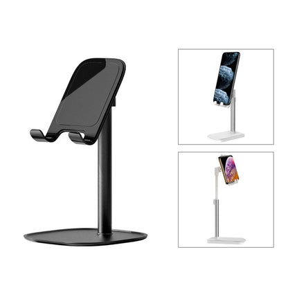 ROCK RPH0944 Adjustable Lifting 90 Degree Rotation ABS Stand Desktop Phone Tablet Holder(Black) - Desktop Holder by ROCK | Online Shopping South Africa | PMC Jewellery | Buy Now Pay Later Mobicred