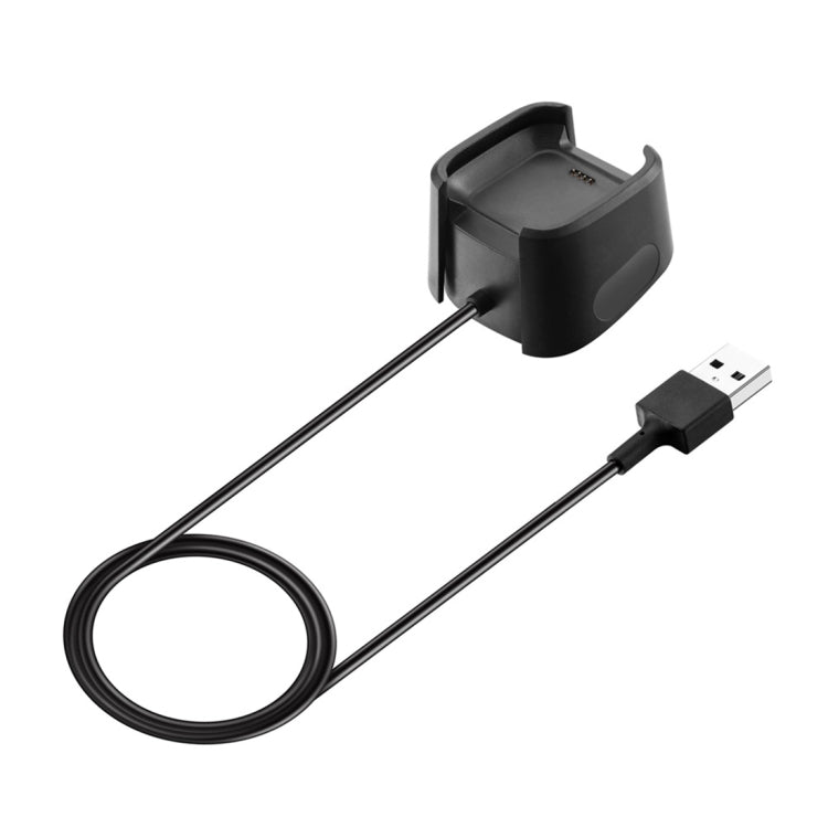 Replacement USB Charger Charging Cable Dock Adapter for Fitbit Versa Smartwatch, Cable Length: 1m(Black) - Charger by PMC TechLife | Online Shopping South Africa | PMC TechLife | Buy Now Pay Later Mobicred