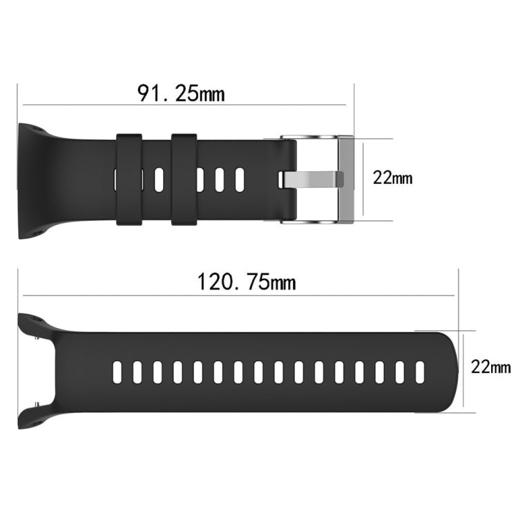 Silicone  Watch Band for SUUNTO Trainer Wrist HR(Sky Blue) -  by PMC TechLife | Online Shopping South Africa | PMC TechLife | Buy Now Pay Later Mobicred