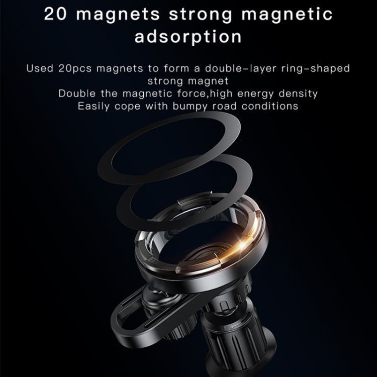 Yesido C157 Strong Magnetic Car Air Vent Phone Holder (Black) - free shipping - PMC TechLife - Order now!