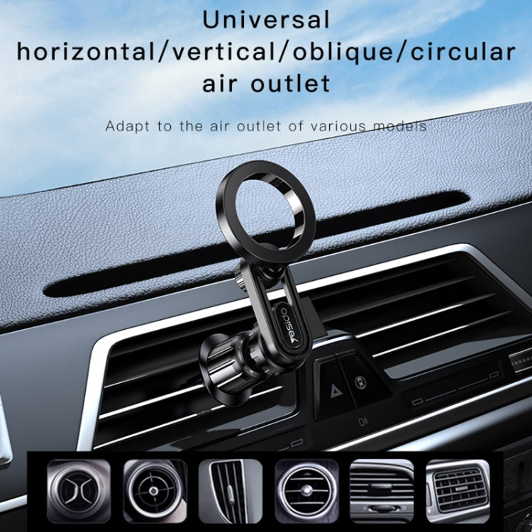 Yesido C157 Strong Magnetic Car Air Vent Phone Holder (Black) - free shipping - PMC TechLife - Order now!