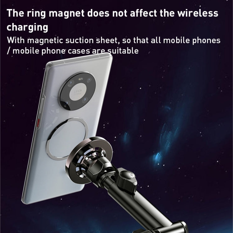 Yesido C158 2 in 1 Magnetic Ring Car Dashboard Air Vent Phone Holder (Black) - Universal Car Holders by Yesido | Online Shopping South Africa | PMC TechLife | Buy Now Pay Later Mobicred