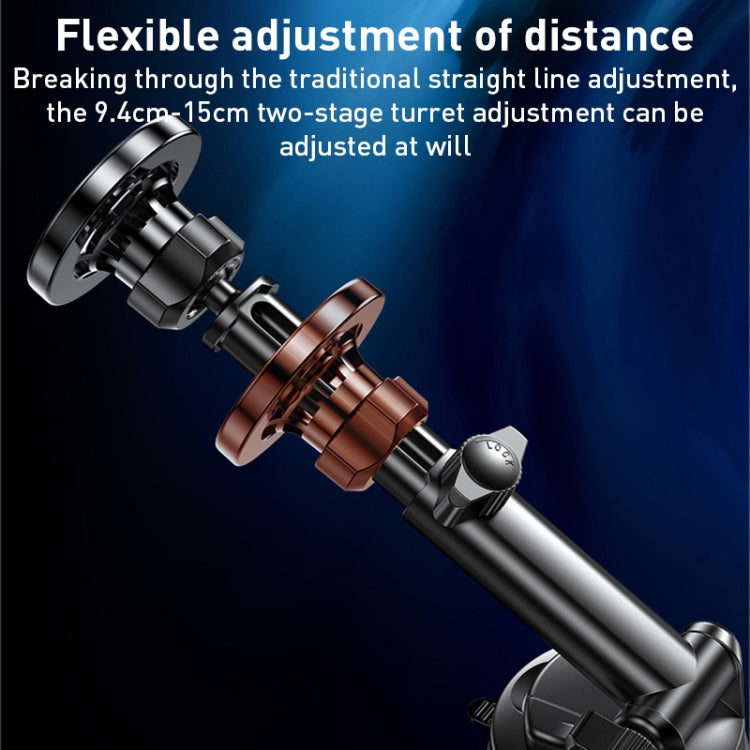 Yesido C158 2 in 1 Magnetic Ring Car Dashboard Air Vent Phone Holder (Black) - Universal Car Holders by Yesido | Online Shopping South Africa | PMC TechLife | Buy Now Pay Later Mobicred