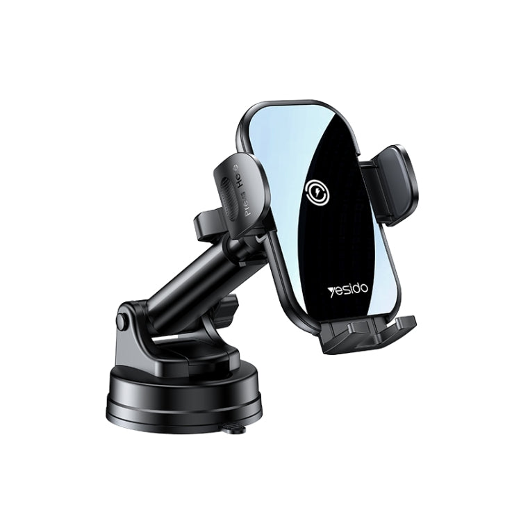 Yesido C197 15W 2 in 1 Suction Cup Type Wireless Charging Car Holder Set (Black) - Wireless Charger Holders by Yesido | Online Shopping South Africa | PMC Jewellery