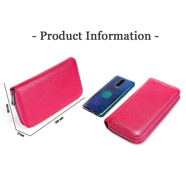 KB196 Top-grain Leather Large Capacity Multi-function 36-Bit Anti-magnetic RFID Organ Card Package Wallet(Coffee) - Antimagnetic RFID Package by PMC TechLife | Online Shopping South Africa | PMC TechLife | Buy Now Pay Later Mobicred