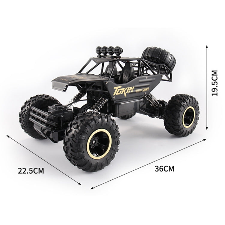 HD6026 1:12 Large Alloy Climbing Car Mountain Cross-country Four-wheel Drive Remote Control Car Toy, Size: 37cm(Black) - RC Cars by PMC Jewellery | Online Shopping South Africa | PMC Jewellery | Buy Now Pay Later Mobicred