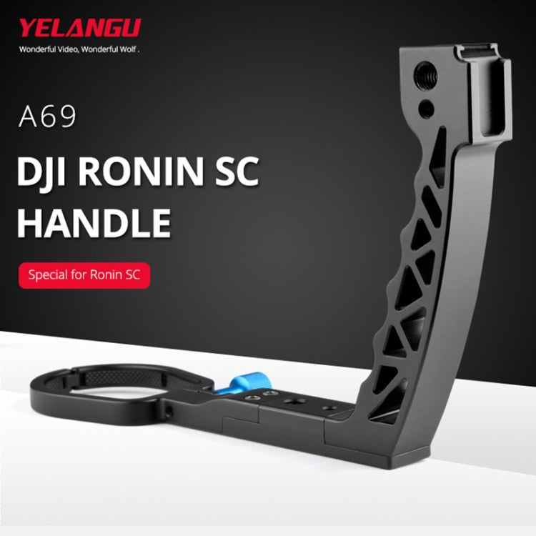 YELANGU A69 Lifting Handle Pot Handheld Stabilizer Extension Mount for DJI Ronin SC (Black) - free shipping - PMC TechLife - Order now!