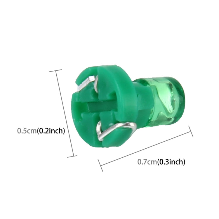 10PCS 2W T3 Wedge Instrument Panel LED Light Dashboard Gauge Cluster Indicator Lamp Bulb(Green Light) - free shipping - PMC TechLife - Order now!