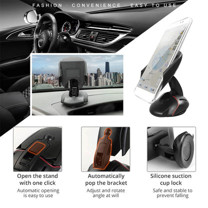 Suction Cup Rotatable Creative Mouse Shaped Car Holder - Car Holders by PMC Jewellery | Online Shopping South Africa | PMC Jewellery