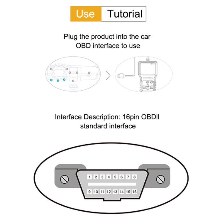 V309 Car Portable OBD2 Scanner Car Diagnostic Tool OBD 2 Automotive Scanner OBD Code Reader - Code Readers & Scan Tools by PMC TechLife | Online Shopping South Africa | PMC TechLife