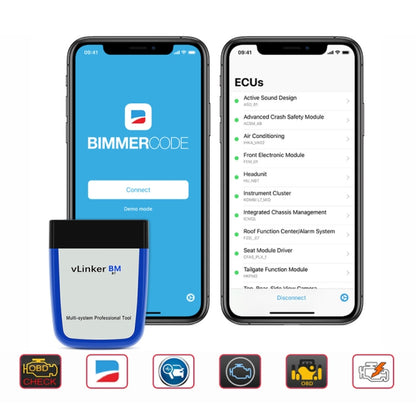 VLINKER BM V2.2 Bluetooth 3.0 Android Phone Car OBD Fault Diagnosis Detector - Code Readers & Scan Tools by PMC Jewellery | Online Shopping South Africa | PMC Jewellery