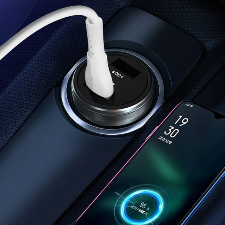 Dual USB 66W Car Flash Charger for OPPO / Huawei (Red) - Car Charger by PMC TechLife | Online Shopping South Africa | PMC TechLife