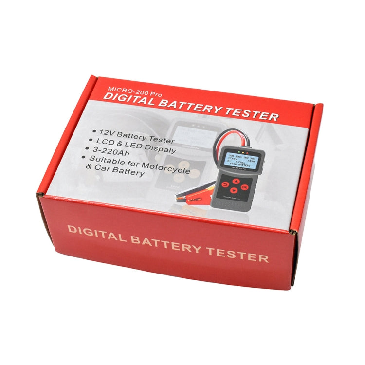 MICRO-200 PRO Car Battery Tester Battery Internal Resistance Life Analyzer, Asia Pacific Version - Code Readers & Scan Tools by PMC Jewellery | Online Shopping South Africa | PMC Jewellery