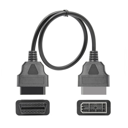 14Pin to 16Pin Car OBD2 Conversion Cable OBDII Diagnostic Adapter Cable for Nissan - Cables & Connectors by PMC Jewellery | Online Shopping South Africa | PMC Jewellery