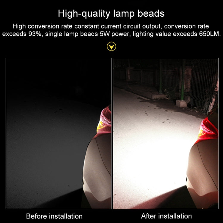 Car LED Super Bright Eagle Eye Reversing Light DC12V / 5W / 6000K / 650LM with Decoding - free shipping - PMC TechLife - Order now!