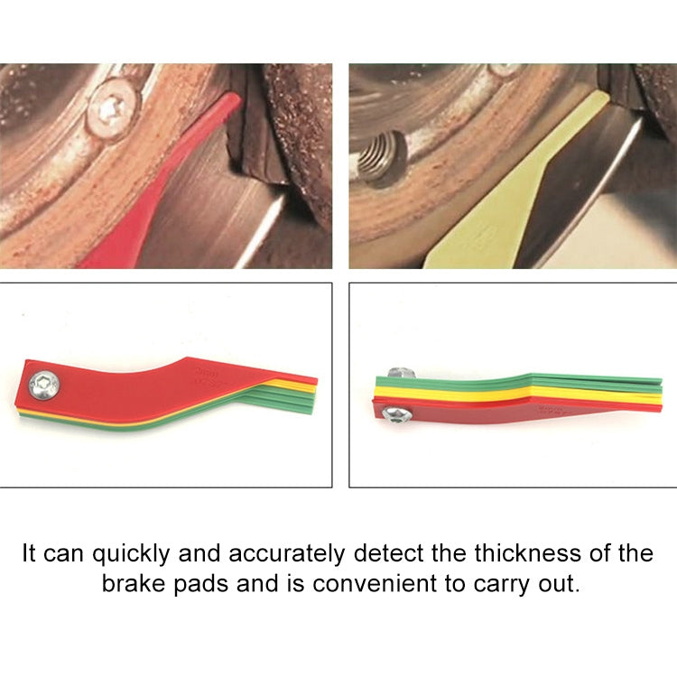 Car Brake Pad Scale Ruler Thickness Measuring Tool - free shipping - PMC TechLife - Order now!