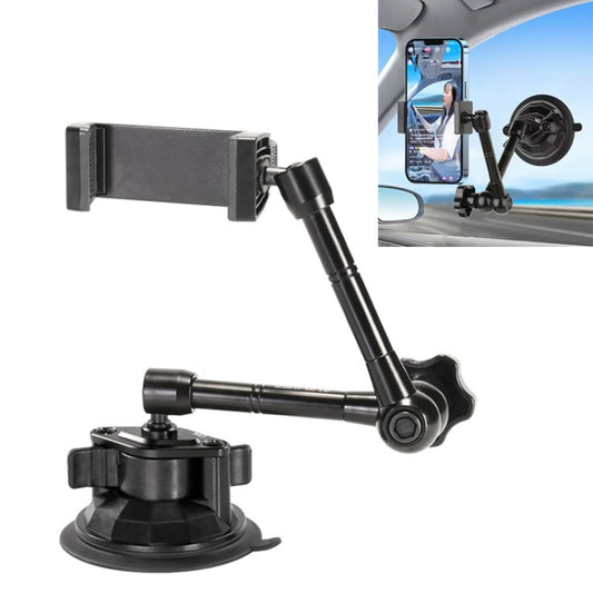 VMA-03 360-degree Rotating Car Suction Cup Mobile Phone Bracket without Remote Control - Car Holders by PMC Jewellery | Online Shopping South Africa | PMC Jewellery
