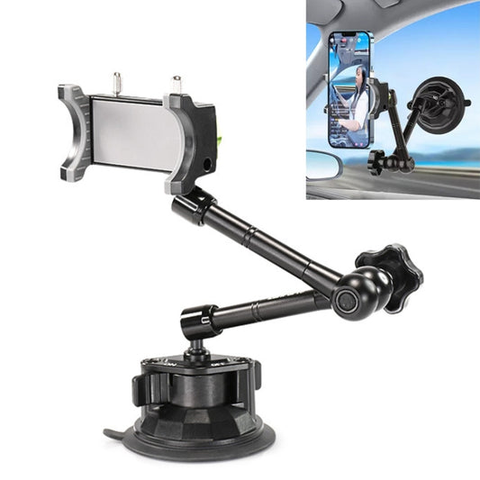VMA-01 360-degree Rotating Car Suction Cup Magic Arm Mobile Phone Bracket without Remote Control - Car Holders by PMC Jewellery | Online Shopping South Africa | PMC Jewellery