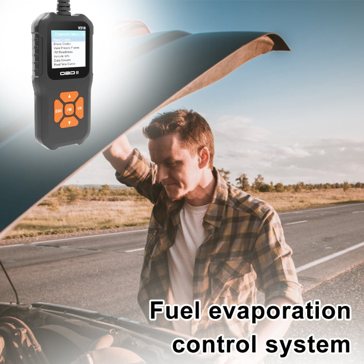 V318 Car OBD2 Color Screen Diagnostic Tool Code Reader - Code Readers & Scan Tools by PMC TechLife | Online Shopping South Africa | PMC TechLife