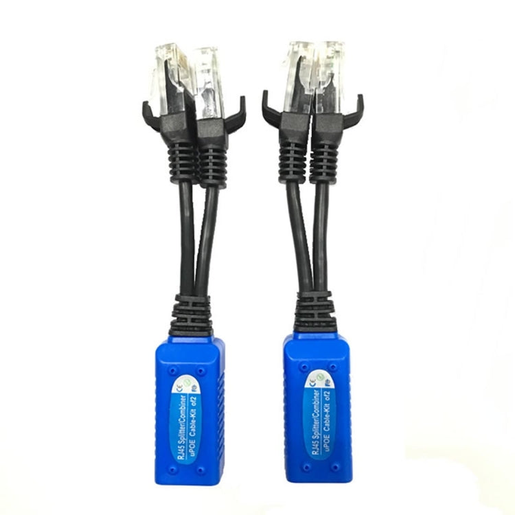 2 PCS Anpwoo UPOE01 Spliceable 2 in 1 POE (Power + Ethernet) Passive Twisted Transceiver - Video Balun by Anpwoo | Online Shopping South Africa | PMC TechLife | Buy Now Pay Later Mobicred