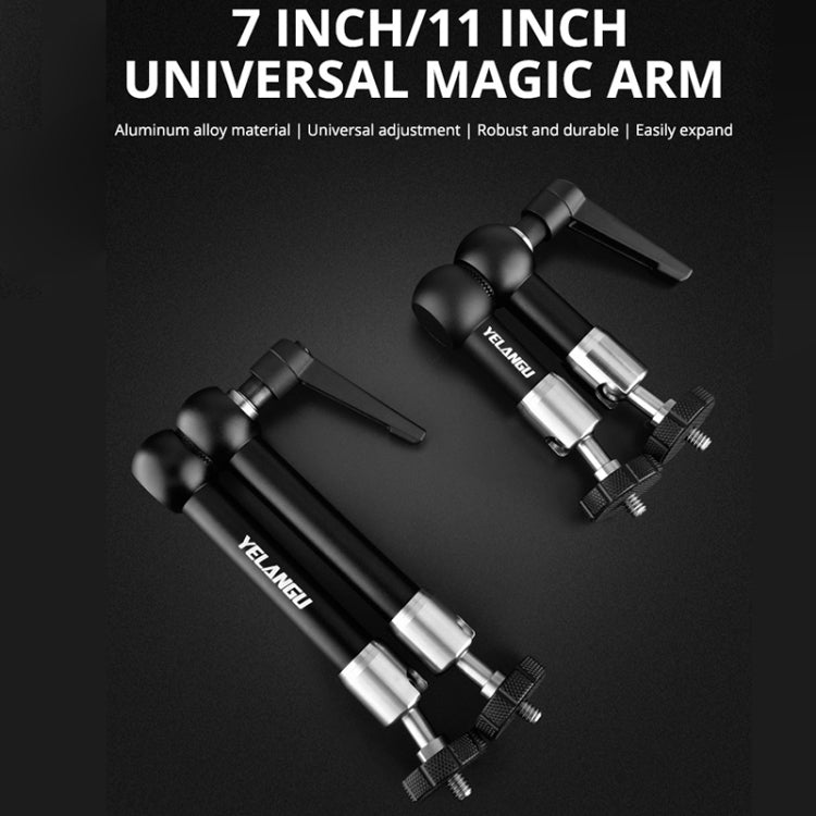 YELANGU 11 inch Adjustable Friction Articulating Magic Arm (Black) - free shipping - PMC TechLife - Order now!