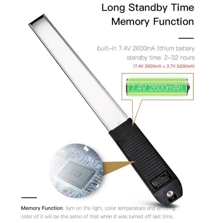 LUXCeO Q508A 8 Color Photo LED Stick Video Light Waterproof Handheld LED Fill Light Flash Lighting Lamp with Remote Control - free shipping - PMC TechLife - Order now!