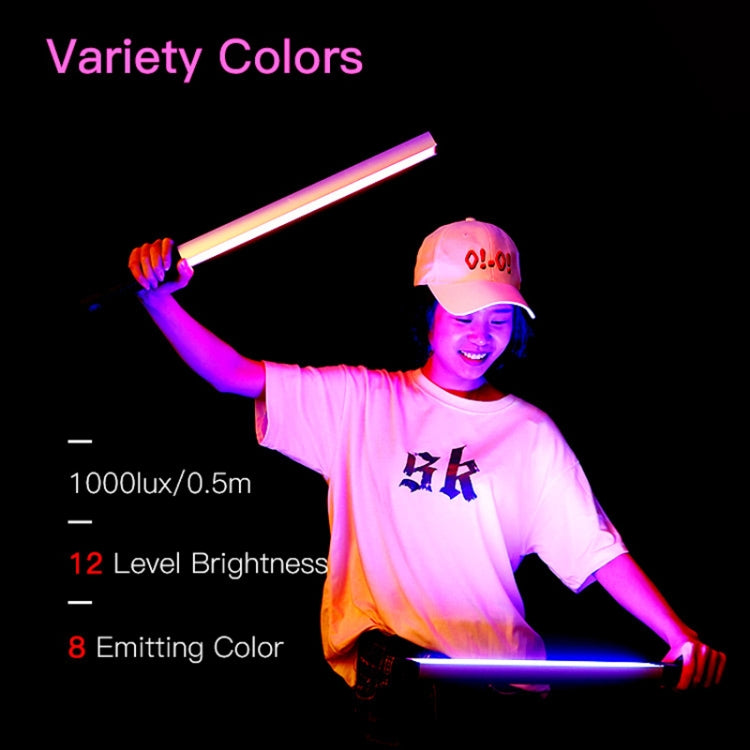 LUXCeO Q508A 8 Color Photo LED Stick Video Light Waterproof Handheld LED Fill Light Flash Lighting Lamp with Remote Control - free shipping - PMC TechLife - Order now!