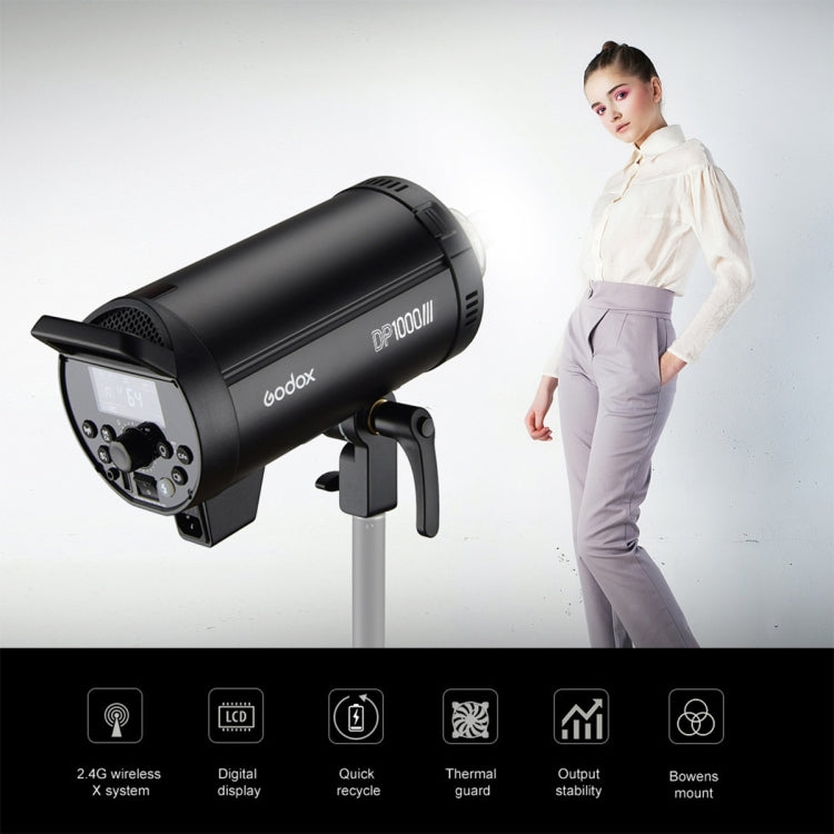 Godox DP1000III Studio Flash Light 1000Ws Bowens Mount Studio Speedlight(AU Plug) - free shipping - PMC TechLife - Order now!