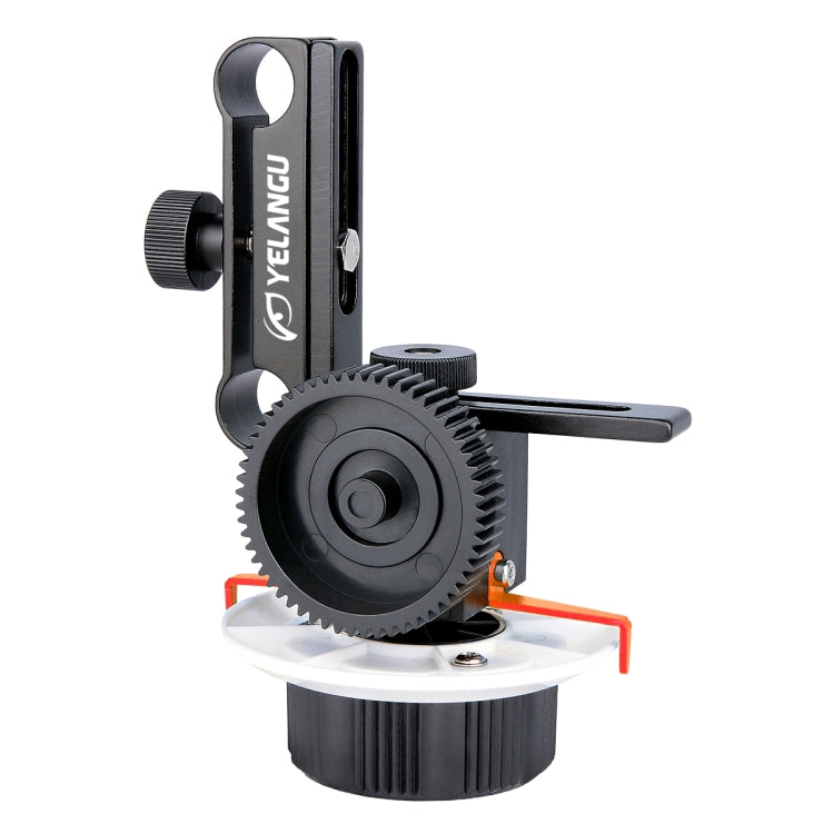 YELANGU F0 Camera Follow Focus with Gear Ring Belt for Canon / Nikon / Video Cameras / DSLR Cameras (Orange) - Follow Focus by YELANGU | Online Shopping South Africa | PMC TechLife | Buy Now Pay Later Mobicred