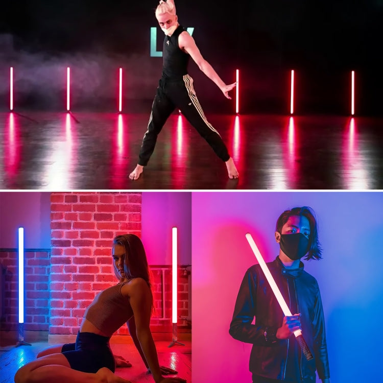 LUXCeO Mood1 50cm RGB Colorful Atmosphere Rhythm LED Stick Handheld Video Photo Fill Light with Tripod - free shipping - PMC TechLife - Order now!