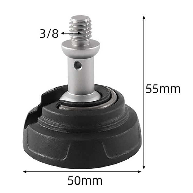 BEXIN GSF50-S Tripod 3/8 inch Stainless Steel Foot Spikes Plastic Foot Pad - free shipping - PMC TechLife - Order now!