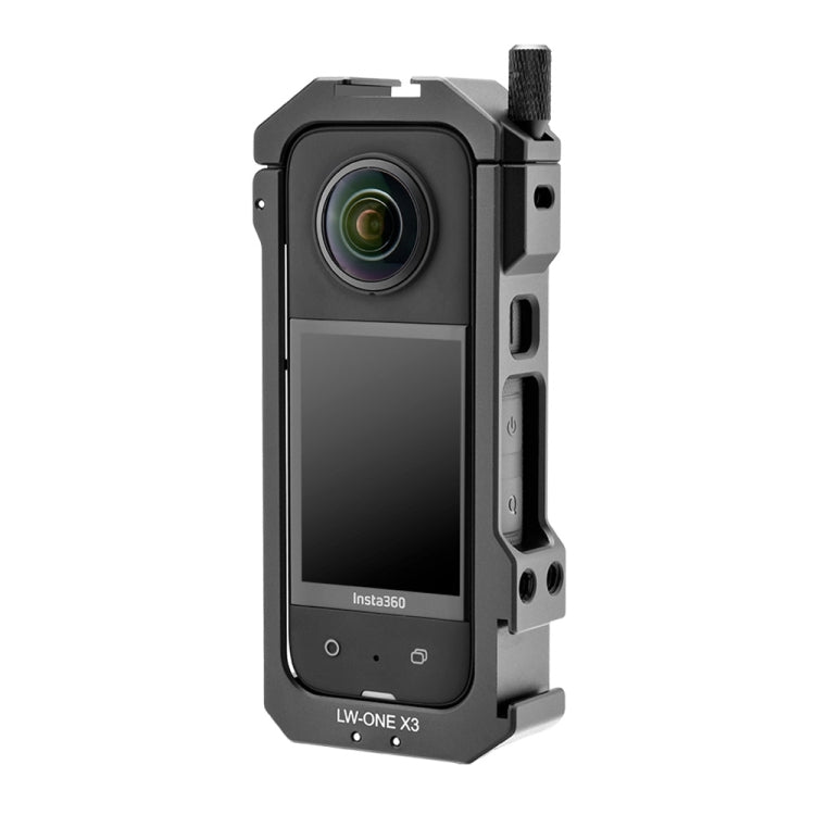 For Insta360 X3 YELANGU LW-ONE X3 Metal Cage Extended Frame Case - Mount & Holder by YELANGU | Online Shopping South Africa | PMC TechLife | Buy Now Pay Later Mobicred