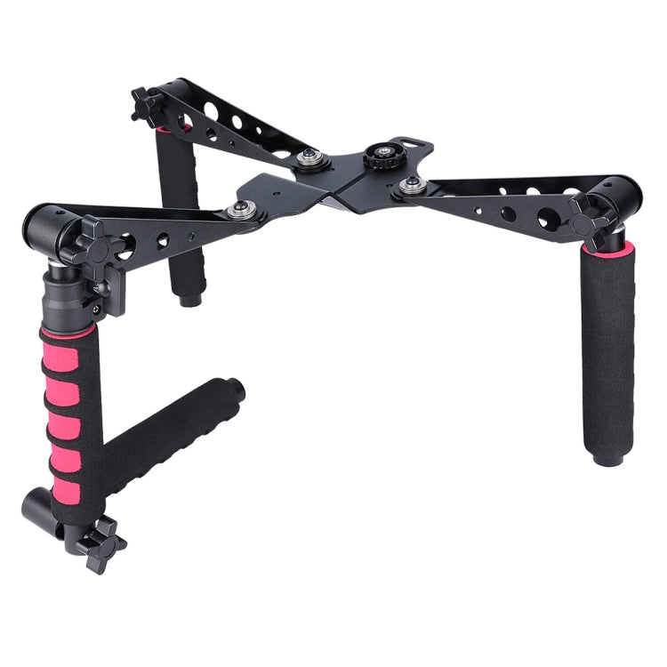 YELANGU D6-2 Rig I Multifunctional Handles Camera Shoulder Mount for DSLR Camera / Video Camera(Red) - Shoulder Mount by YELANGU | Online Shopping South Africa | PMC TechLife | Buy Now Pay Later Mobicred