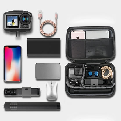 RUIGPRO Shockproof Waterproof Portable Case Box for DJI Osmo Action, Size: 17.3cm x 12.3cm x 6.5cm(Black) - Case & Bags by RUIGPRO | Online Shopping South Africa | PMC Jewellery | Buy Now Pay Later Mobicred