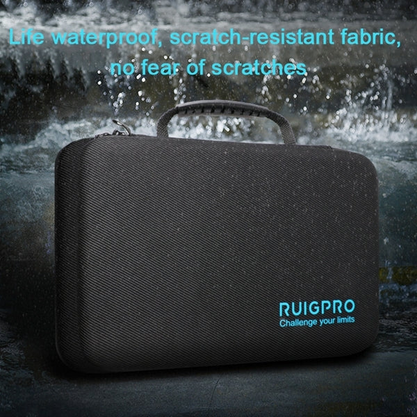 RUIGPRO Shockproof Waterproof Portable Case Box for DJI Osmo Action, Size: 17.3cm x 12.3cm x 6.5cm(Black) - Case & Bags by RUIGPRO | Online Shopping South Africa | PMC Jewellery | Buy Now Pay Later Mobicred