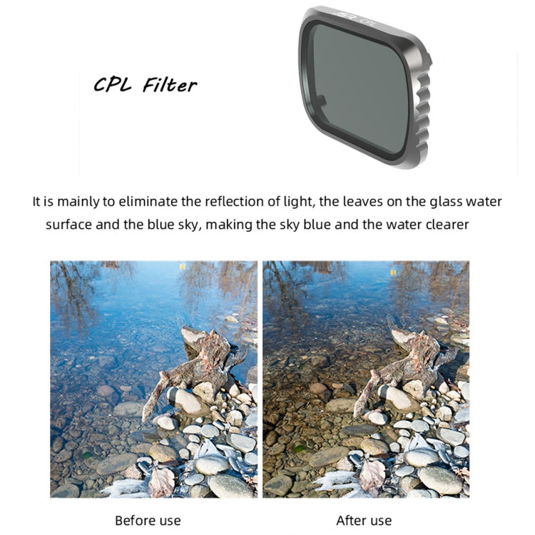 JSR KS CPL Lens Filter for DJI Air 2S, Aluminum Frame - free shipping - PMC TechLife - Order now!