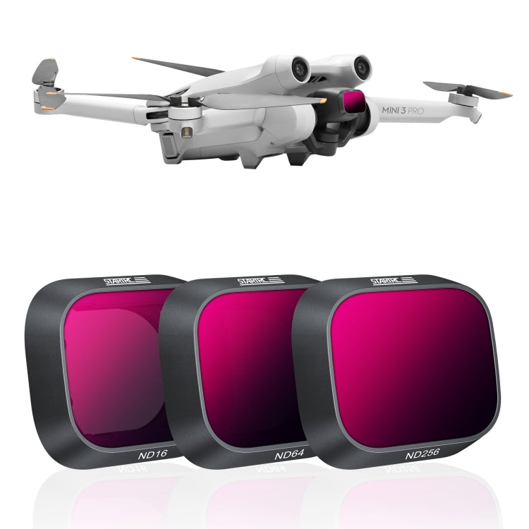 STARTRC 3 in 1 ND16 ND64 ND256 Lens Filter For DJI Mini 3 Pro - free shipping - PMC TechLife - Order now!