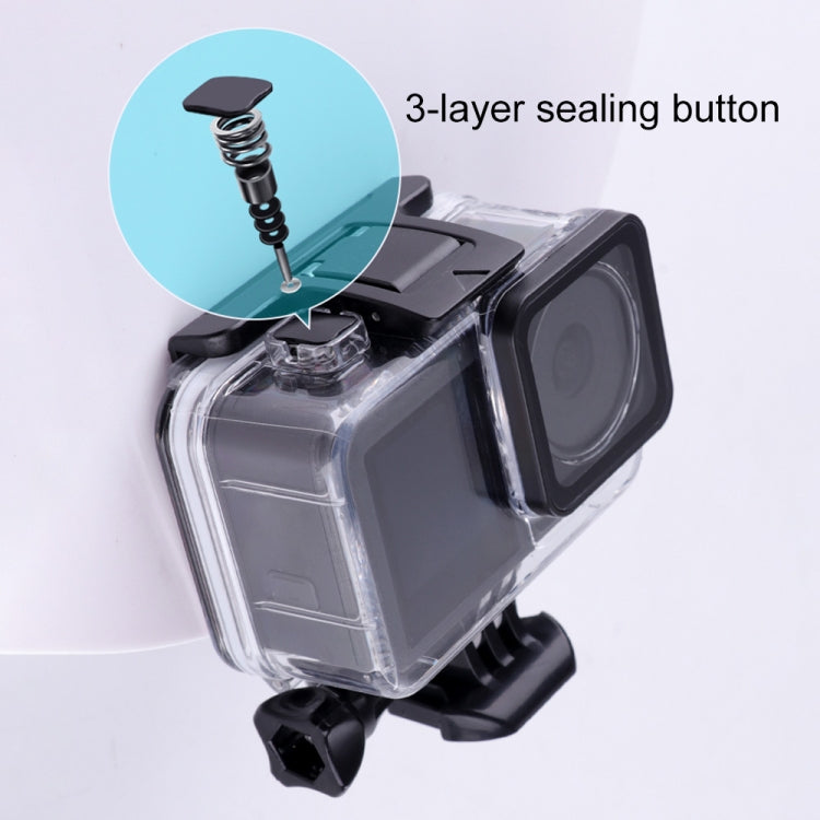 For DJI Osmo Action 3 / 4 Touch Screen 5m Underwater Waterproof Housing Diving Case (Transparent) - Case & Bags by PMC TechLife | Online Shopping South Africa | PMC TechLife | Buy Now Pay Later Mobicred