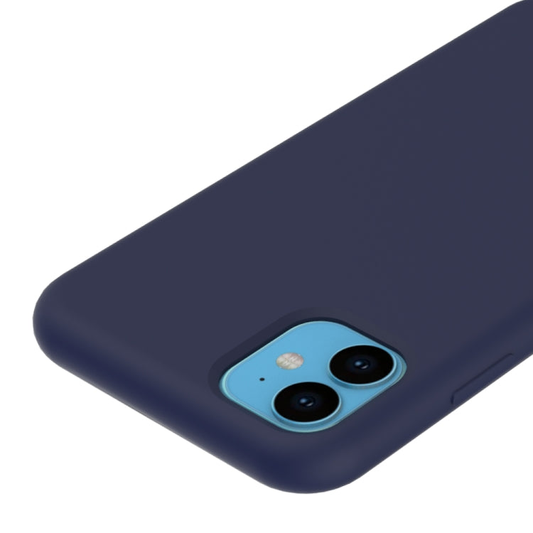 For iPhone 11 Solid Color Liquid Silicone Shockproof Case (Rose Red) - iPhone 11 Cases by PMC TechLife | Online Shopping South Africa | PMC TechLife