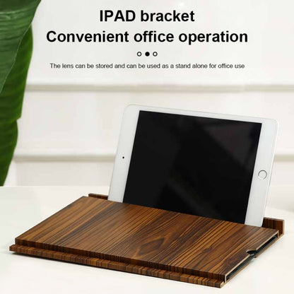 12 Inch Log HD Mobile Phone Screen Amplifier(White Wood Grain) - Screen Magnifier by PMC Jewellery | Online Shopping South Africa | PMC Jewellery