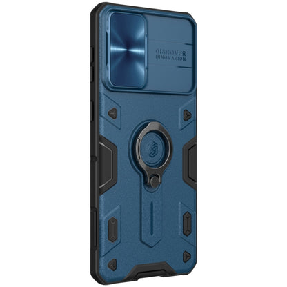 For Samsung Galaxy S21+ 5G NILLKIN Shockproof CamShield Armor Protective Case with Invisible Ring Holder(Blue) - Galaxy S21+ 5G Cases by NILLKIN | Online Shopping South Africa | PMC Jewellery