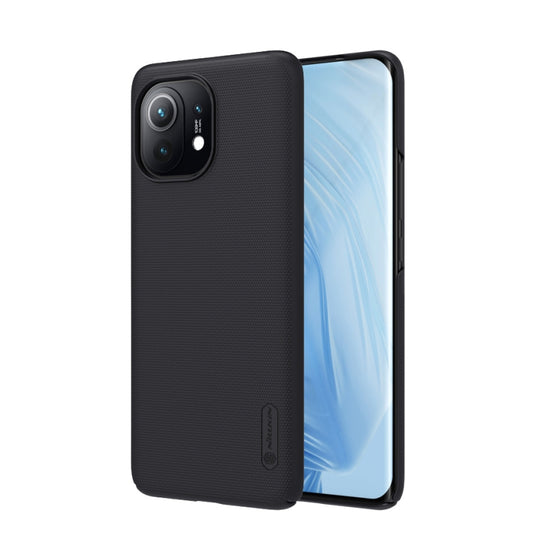 For Xiaomi Mi 11 NILLKIN Frosted Concave-convex Texture PC Protective Case(Black) - Xiaomi Cases by NILLKIN | Online Shopping South Africa | PMC Jewellery